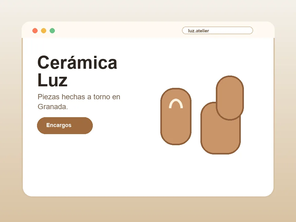 Vista previa de una plantilla para taller artesanal